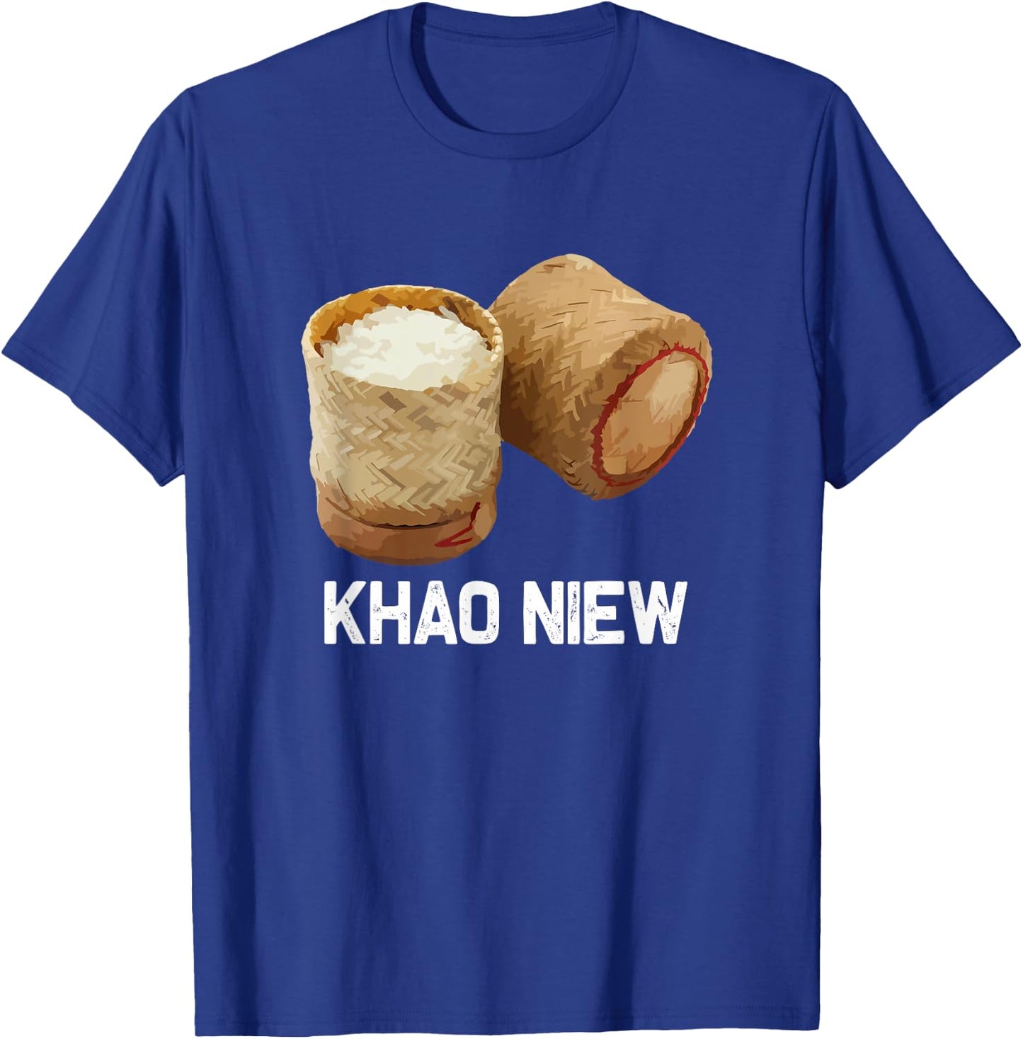 Sticky Rice | Khao Niew | Laos Thai Food Culture T-Shirt - T-Shirt | Royal
