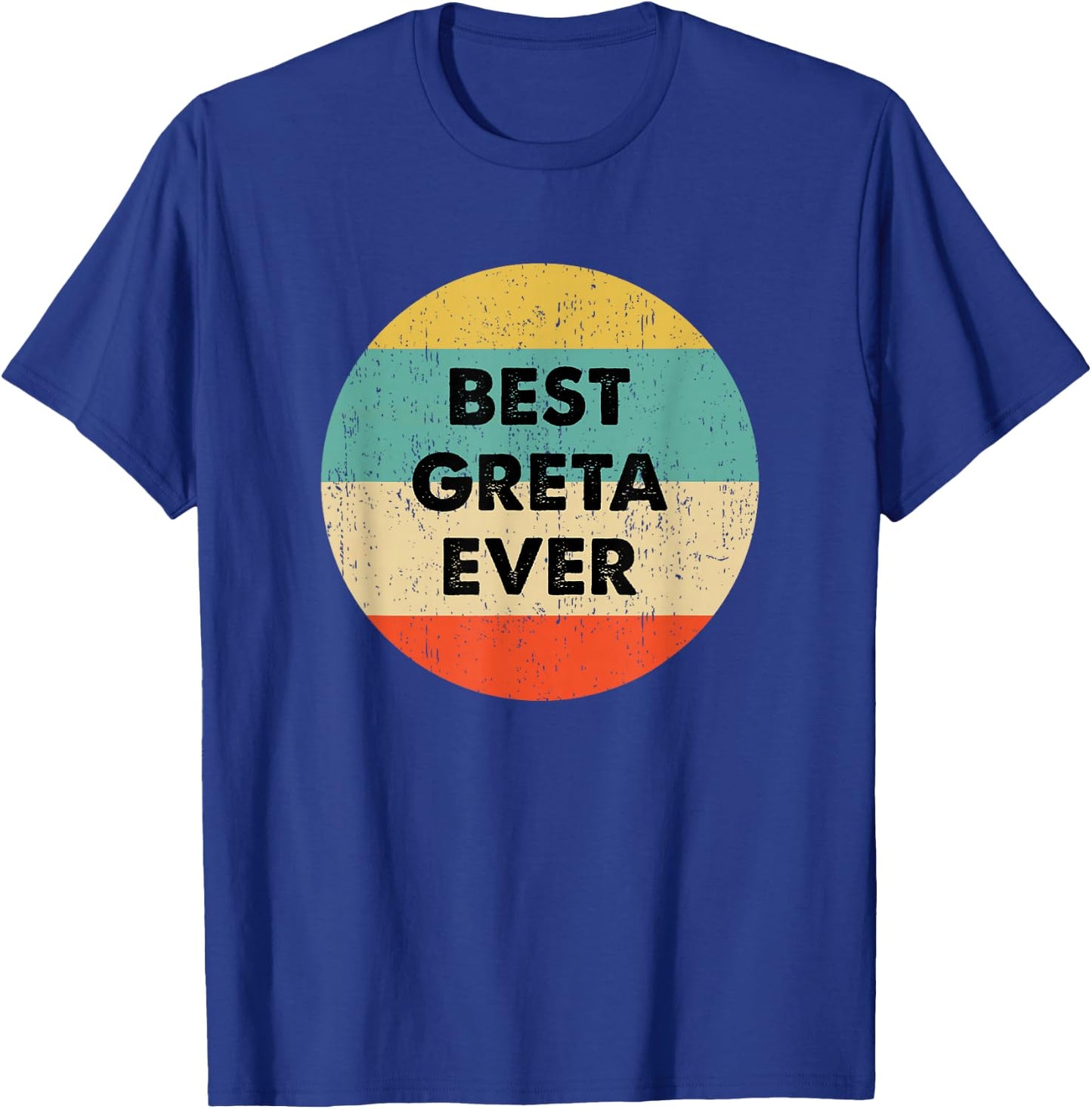 Greta Name T-Shirt - T-Shirt | Royal