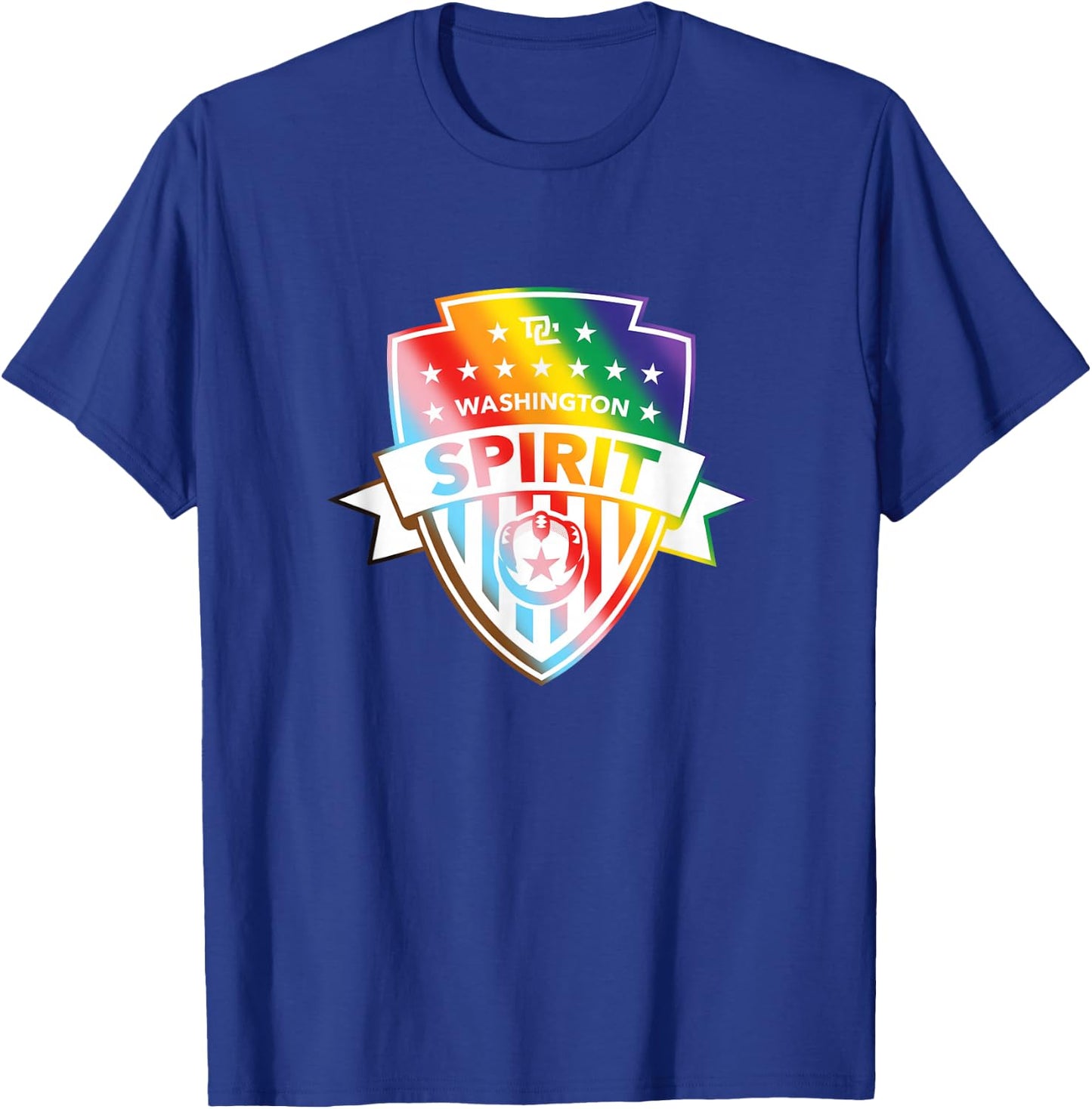 NWSL Washington Spirit Pride Crest T-Shirt - T-Shirt | Royal