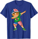 Half American Half Brazilian Boy Kid Brazil Flag Patriotic T-Shirt - T-Shirt | Royal