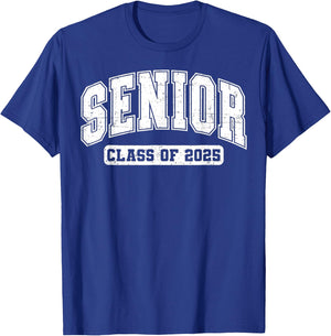 Class of 2025 Senior 2025 Last First Day of Senior 2025 T-Shirt - T-Shirt | Royal