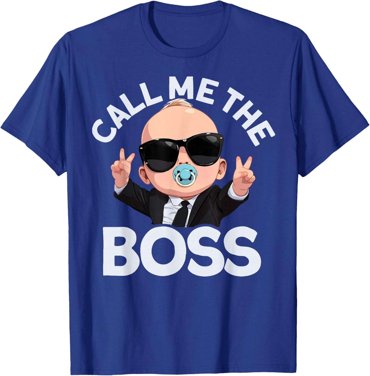 Baby Boss "Call Me Boss" Like A Boss Kids T-Shirt - T-Shirt | Royal
