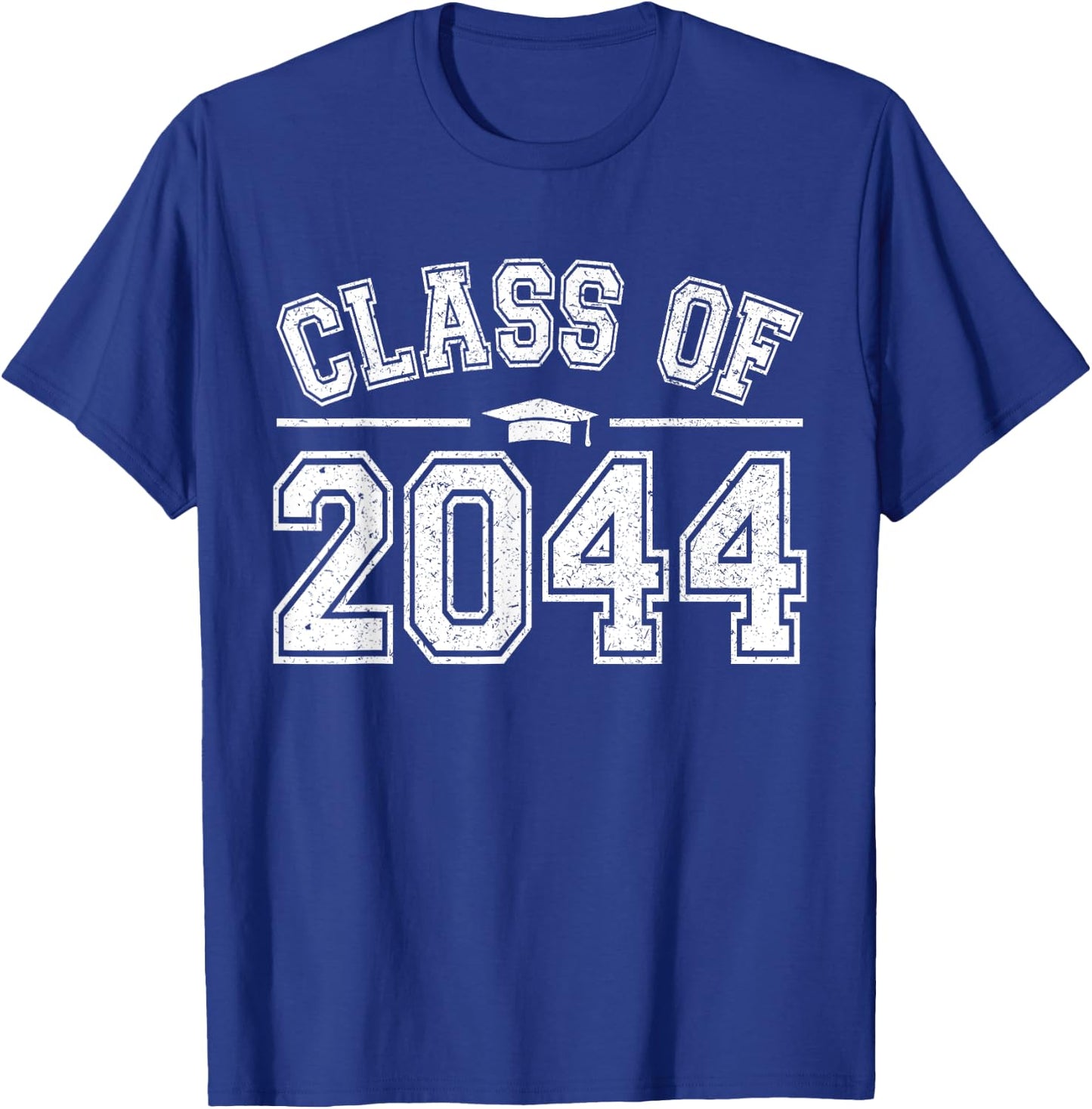 Preschool Class of 2044 Grow With Me Graduation 2044 Vintage T-Shirt - T-Shirt | Royal