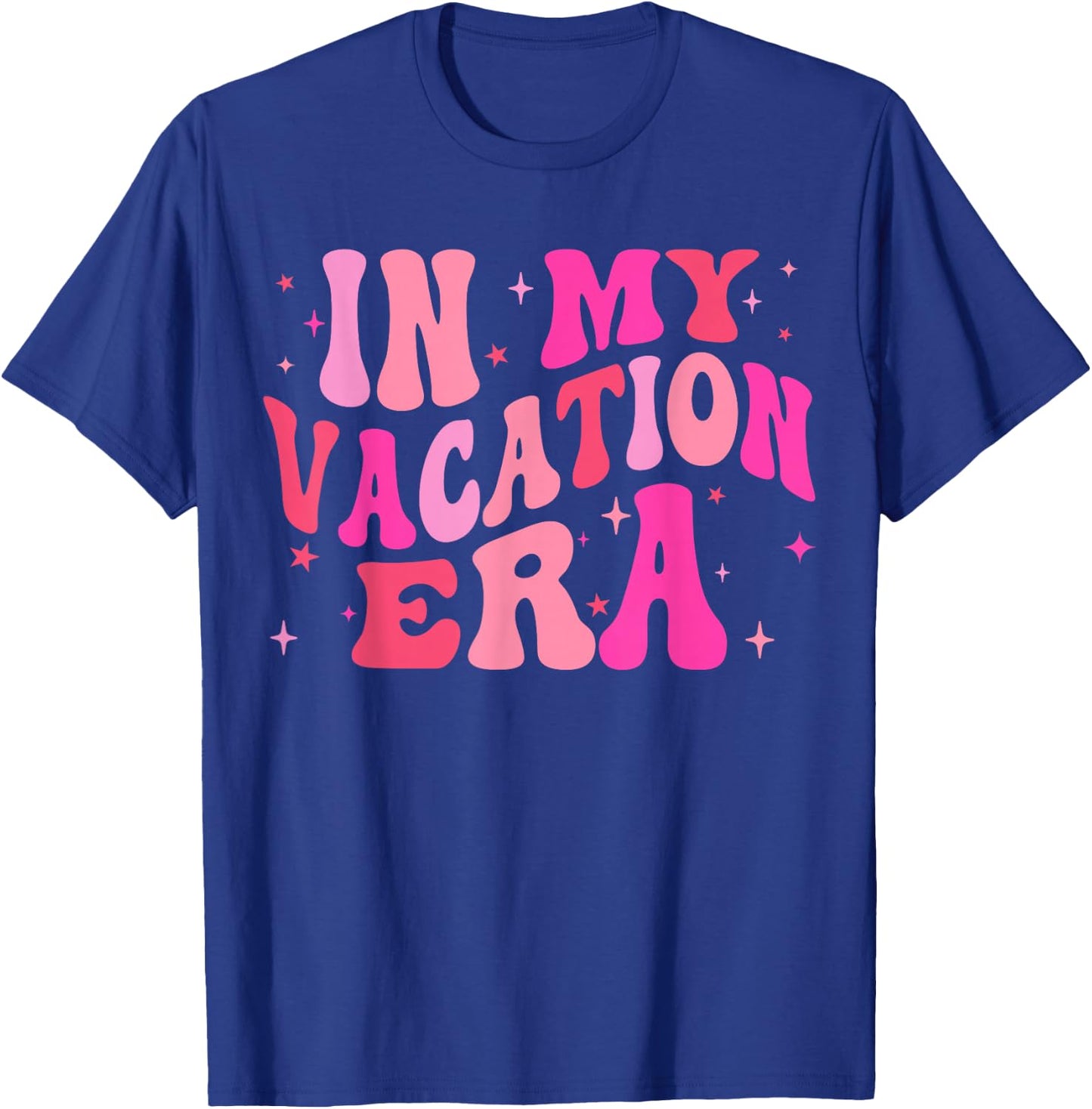In My Vacation Era Summer Vacation Family Vacay Beach Squad T-Shirt - T-Shirt | Royal