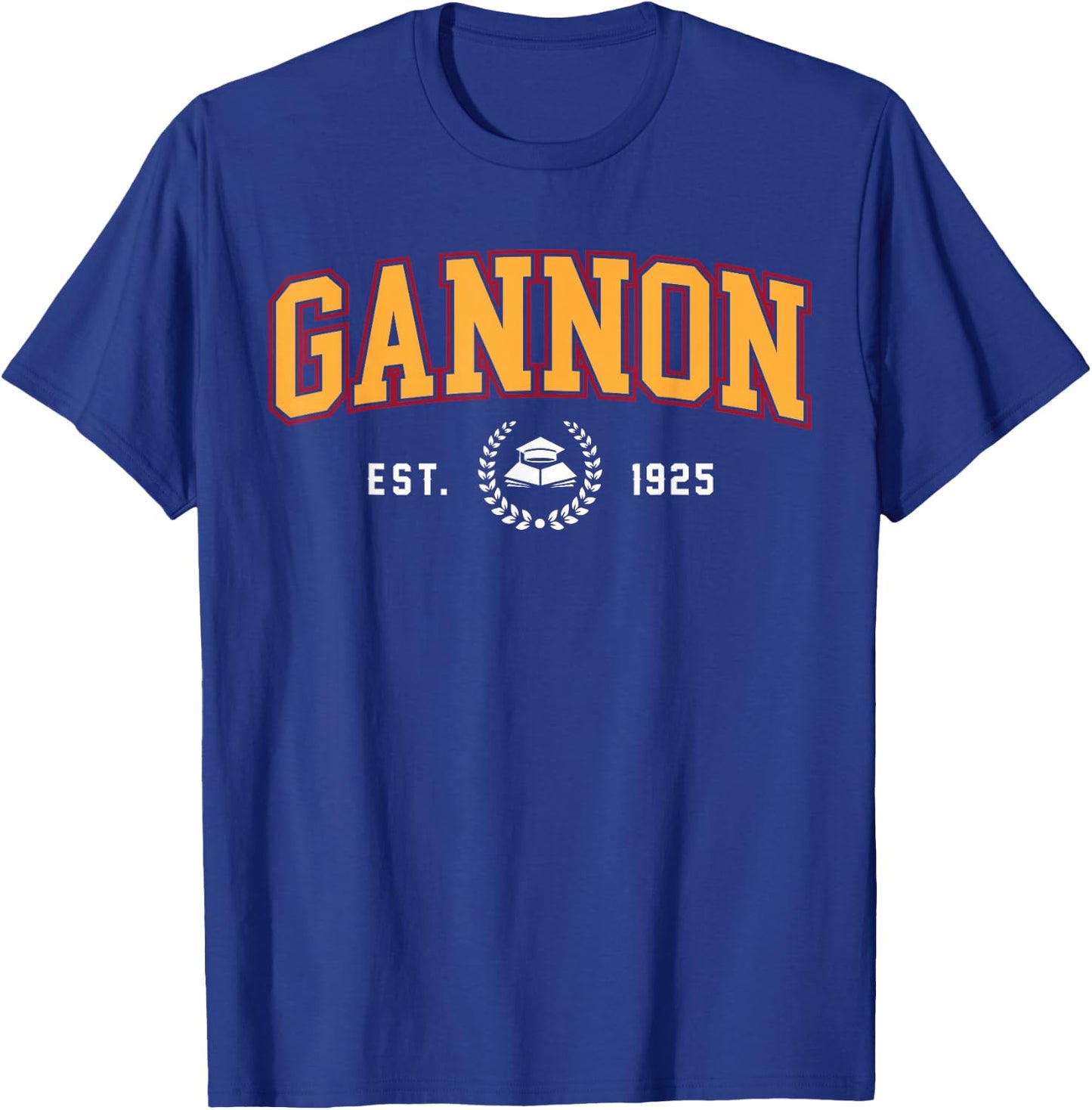 Gannon University Retro Men Women T-Shirt - T-Shirt | Royal