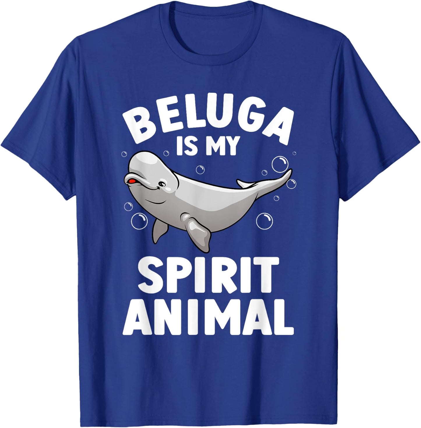 Funny Beluga Whale Design Women Beluga Whale Lover T-Shirt - T-Shirt | Royal