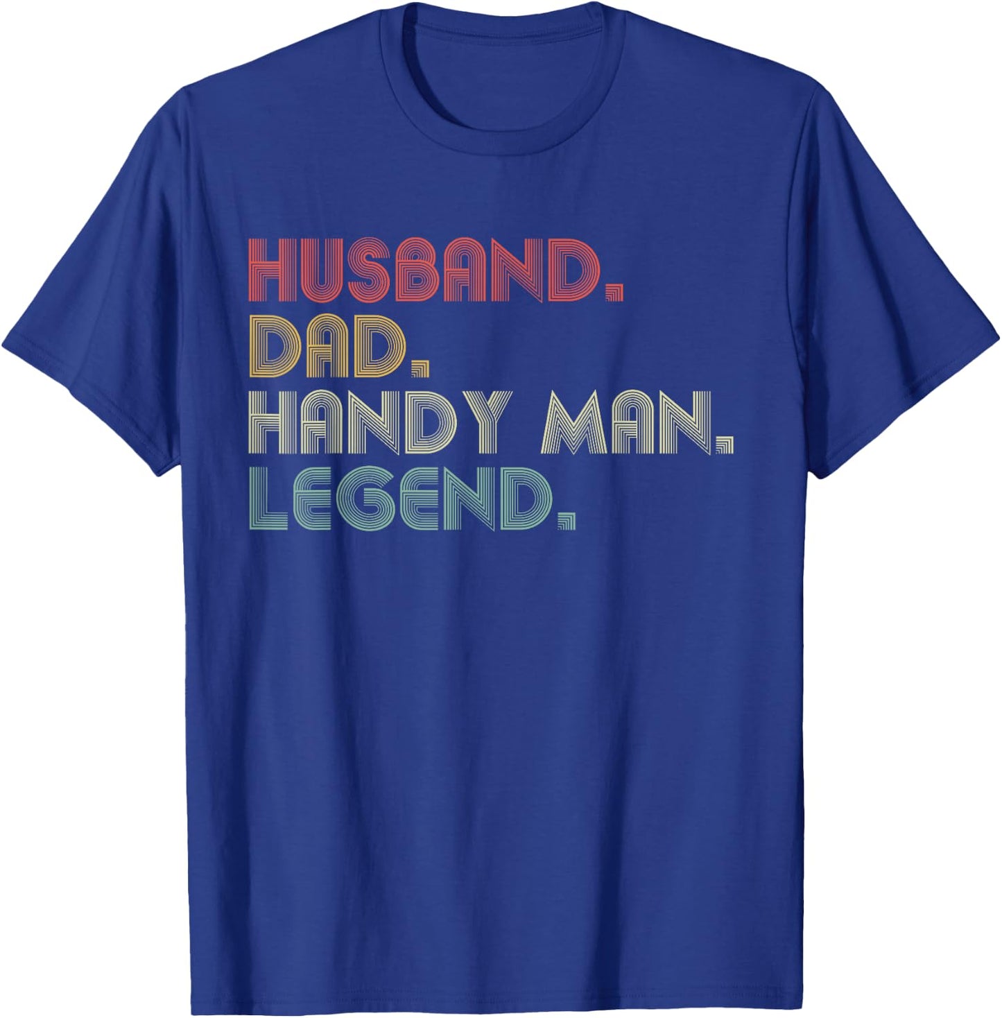 Husband Dad Handyman Funny Fixologist Carpenter Craftsman T-Shirt - T-Shirt | Royal