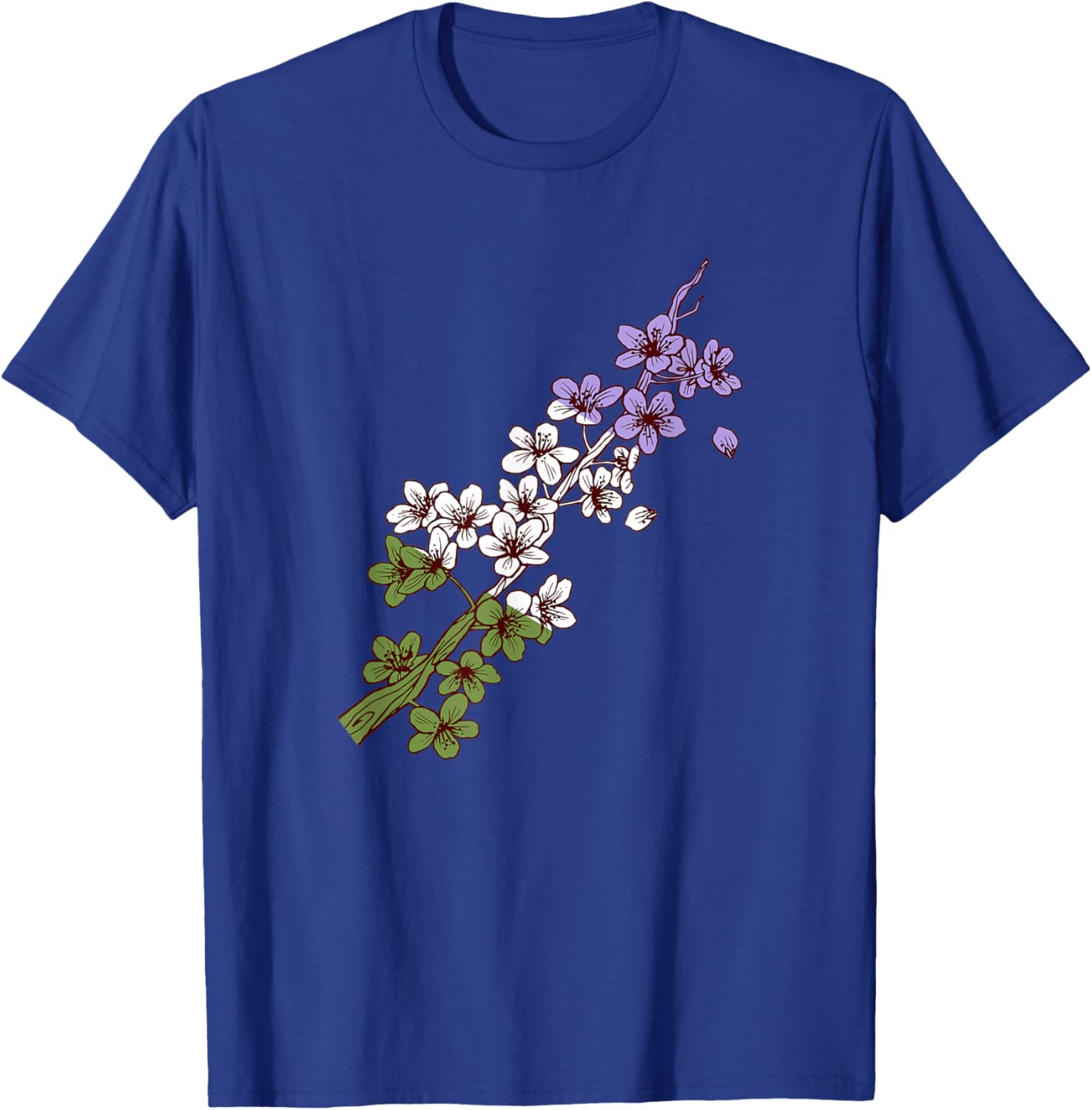 Subtle Genderqueer Pride Flower LGBT Queer Gay Flag T-Shirt - T-Shirt | Royal