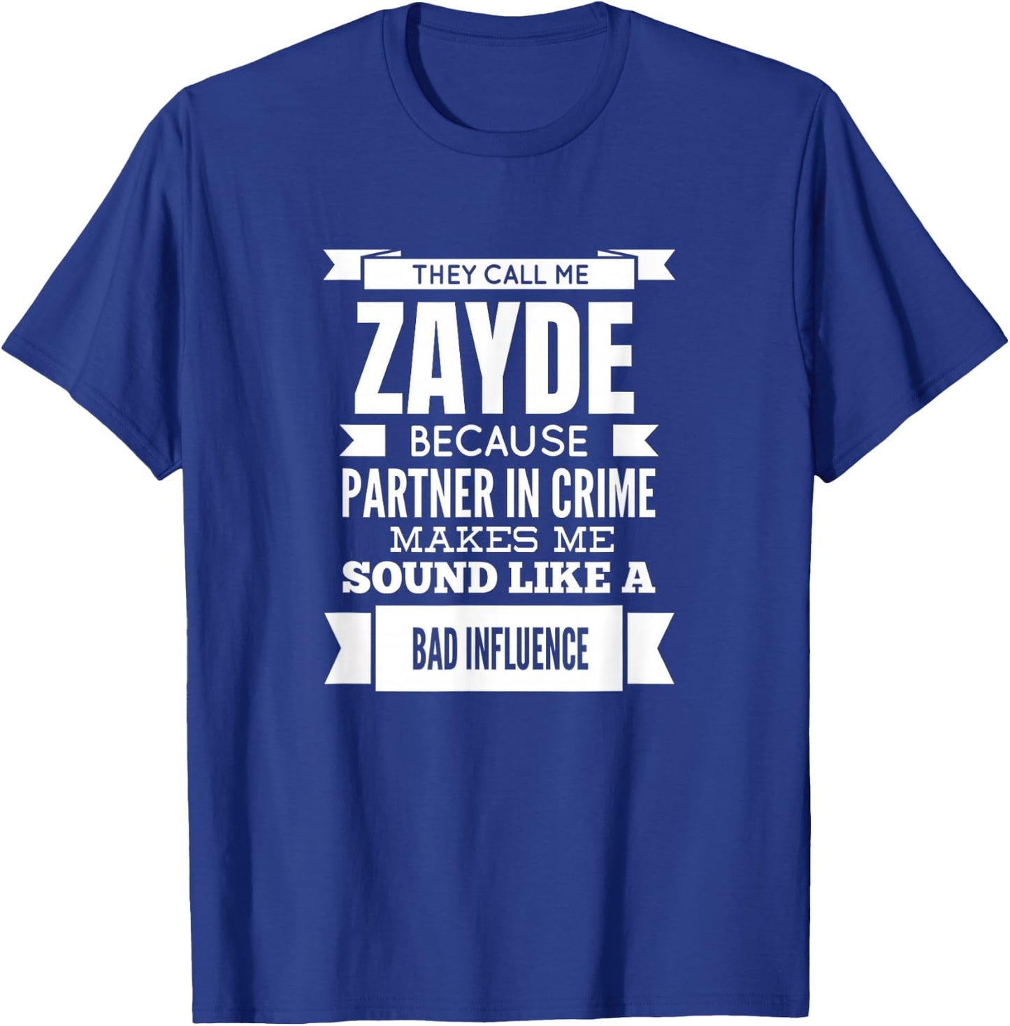 They Call Me Zayde Jewish Yiddish Grandpa T-Shirt - T-Shirt | Royal