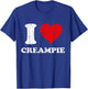 Distressed I Heart Creampie I Love Creampie T-Shirt - T-Shirt | Royal