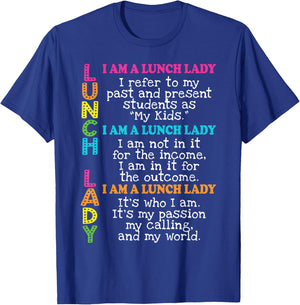 Lunch Hero Squad Lunch Ladies Cafeteria Crew Back To School T-Shirt - T-Shirt | Royal