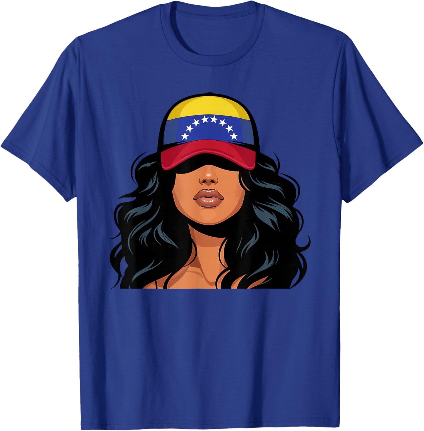 Venezuelan Girl Venezuela Flag Proud Venezolana Women T-Shirt - T-Shirt | Royal