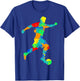 Footballer Football Boys Children T-Shirt - T-Shirt | Royal