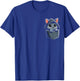 shirt with cat in pocket, cat shirts, Funny cat, cute cats Women Kids T-Shirt - T-Shirt | Royal