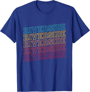 Riverside - Retro Vintage Riverside Souvenir - Riverside T-Shirt - T-Shirt | Royal