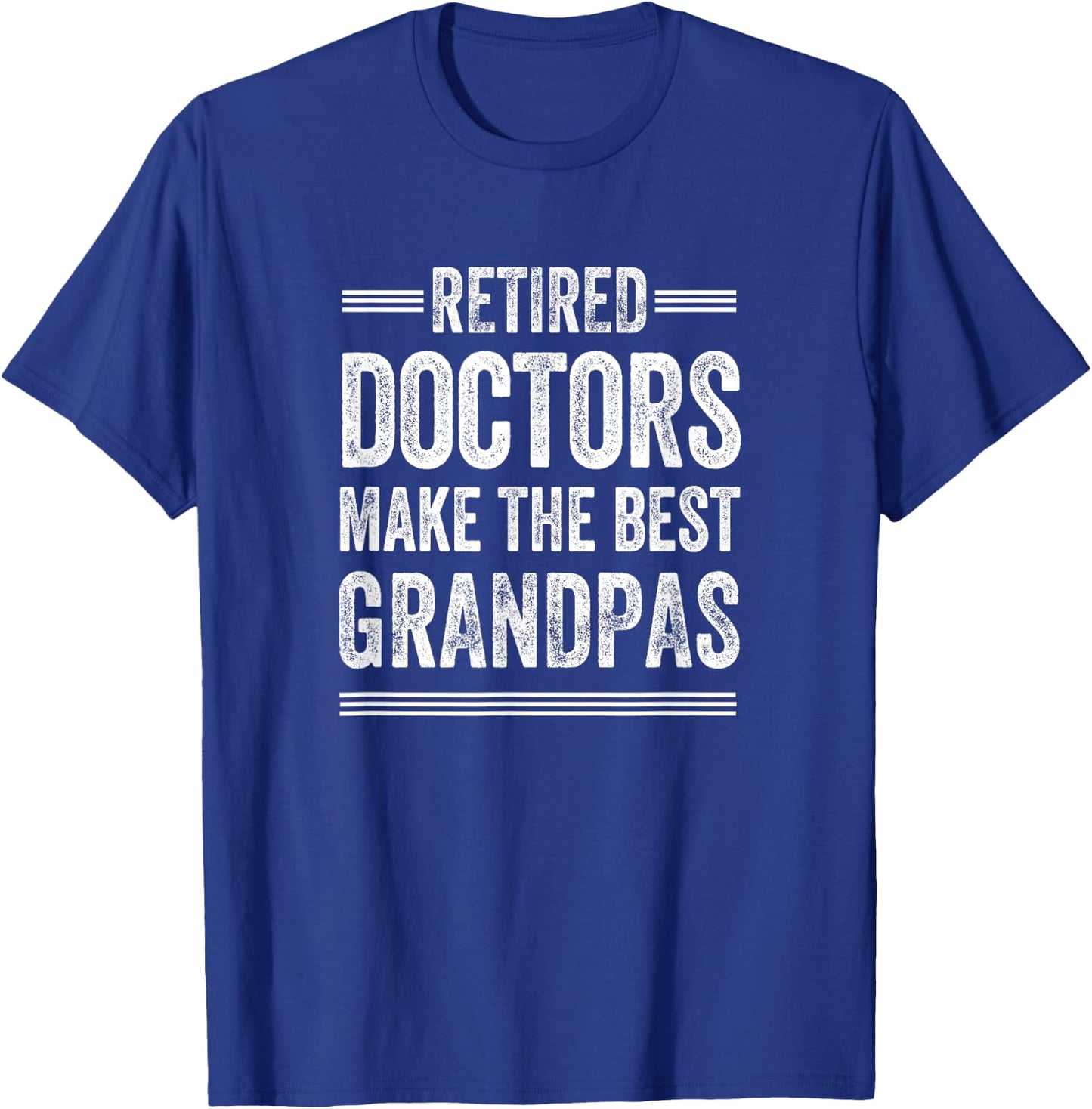 Pensioner Grandpa Doctor MD Retirement Gift Dad T-Shirt - T-Shirt | Royal
