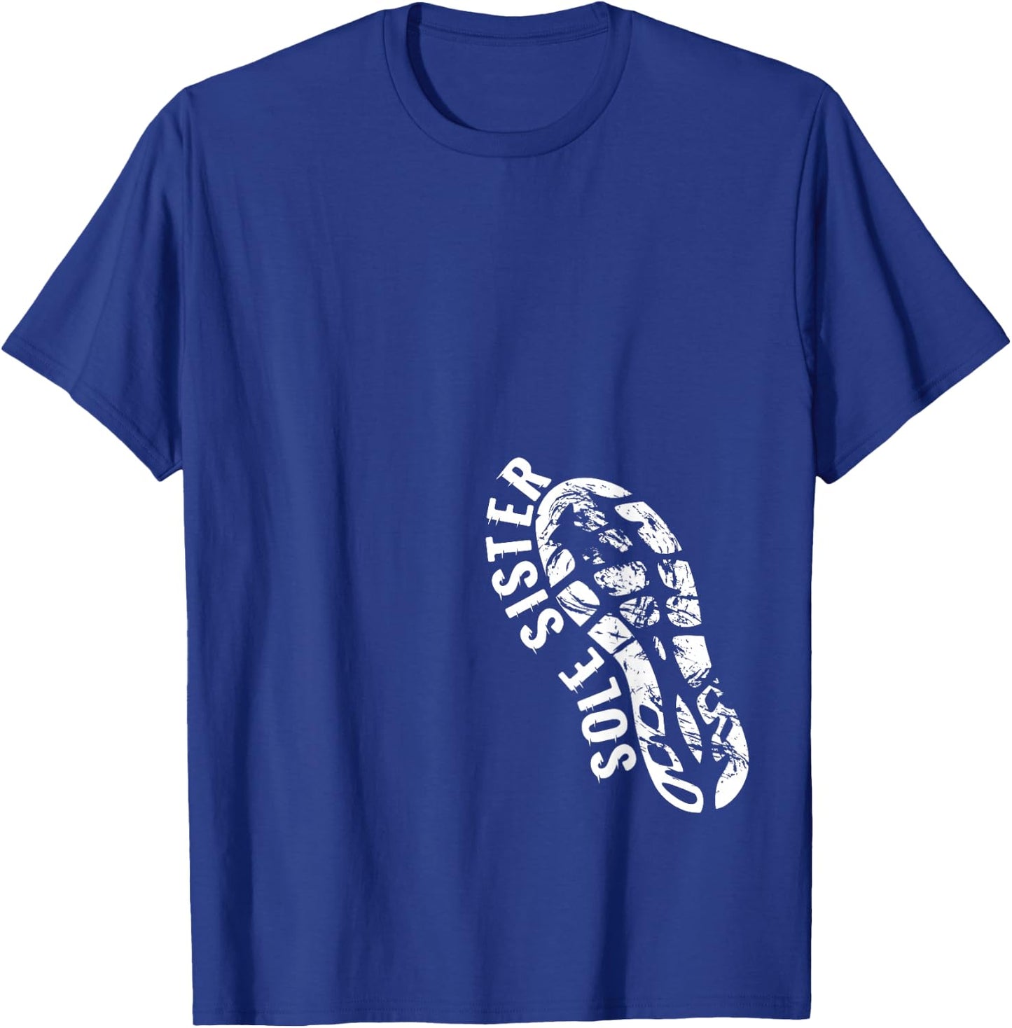 Sole Sister Running Buddies Matching Women Marathon Team T-Shirt - T-Shirt | Royal
