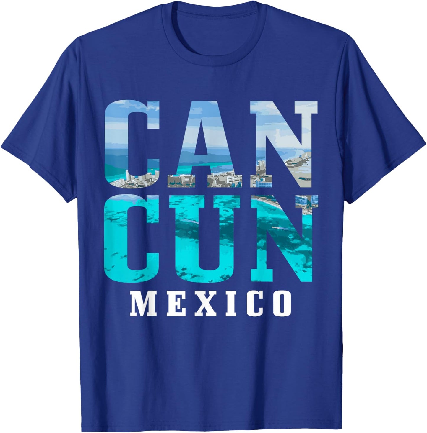 Cancun Mexico Beach Summer Vacation Souvenir T-Shirt - T-Shirt | Royal