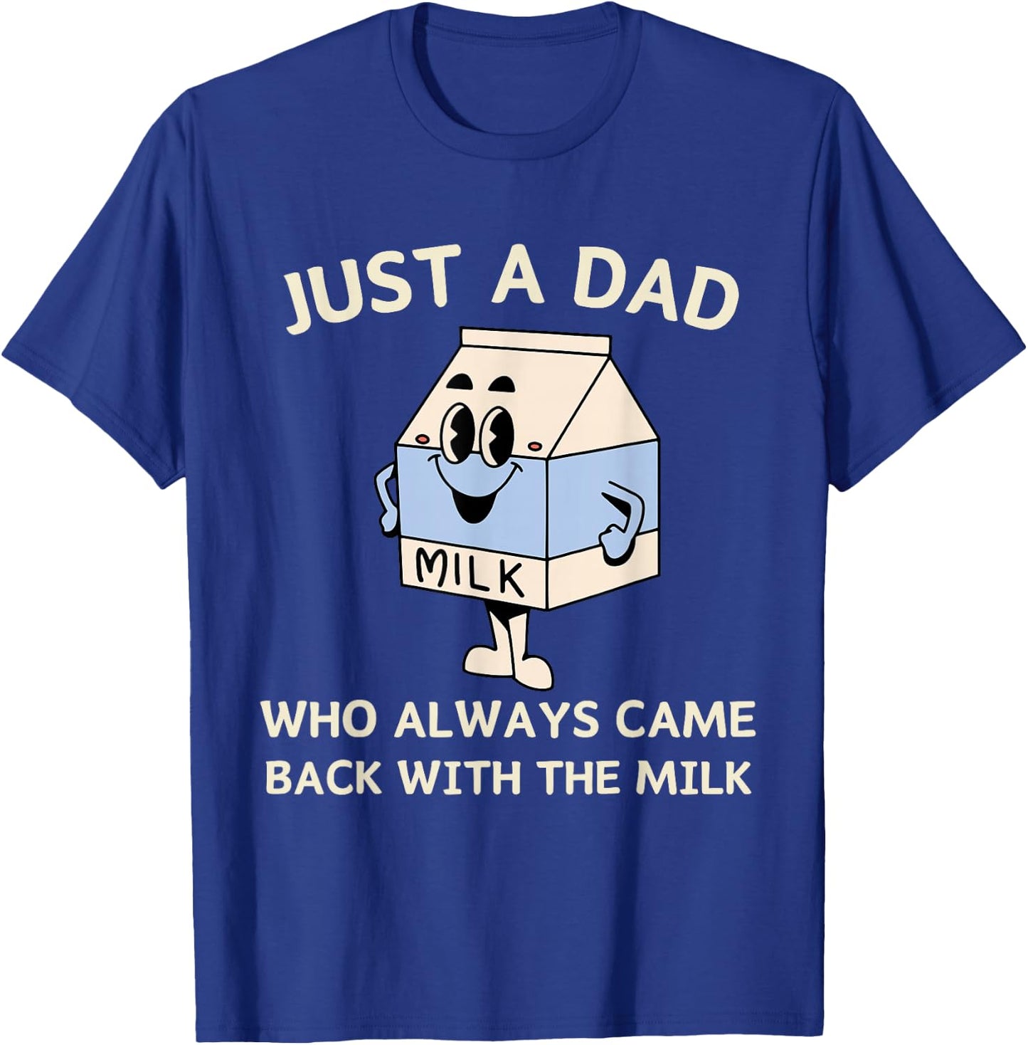 Funny Fathers Day Aesthetic Unhinged Cute Humor and Vintage T-Shirt - T-Shirt | Royal