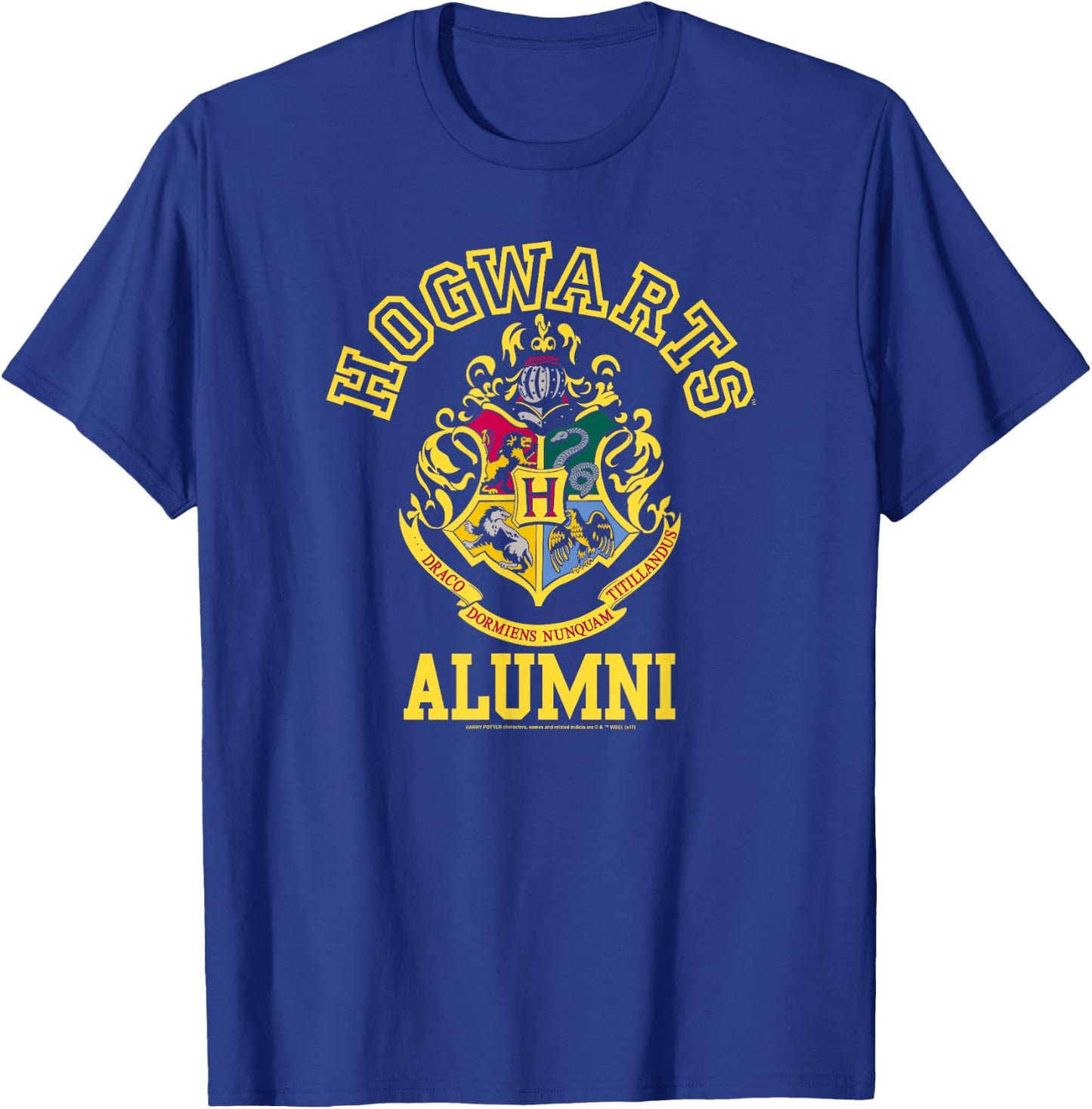 Harry Potter Hogwarts Alumni Crest T-Shirt - T-Shirt | Royal