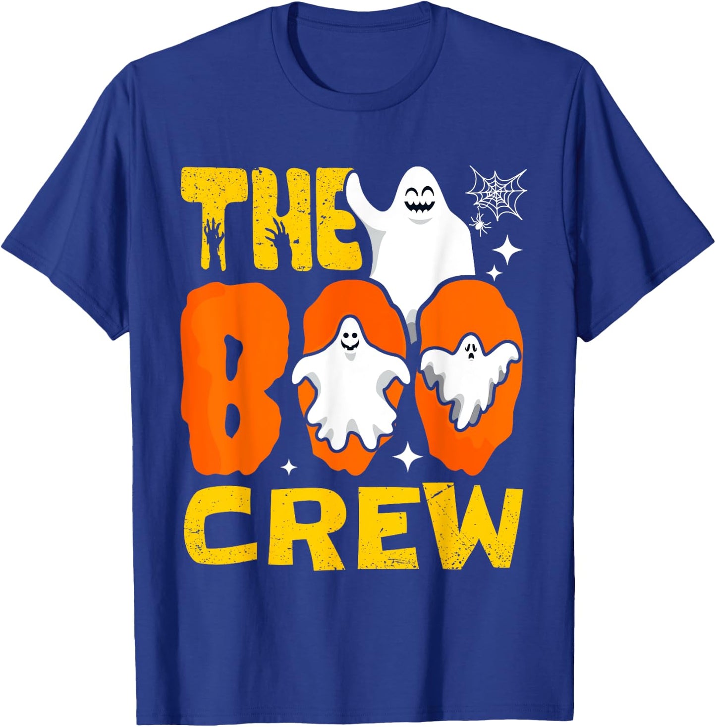 Halloween The Boo Crew Cute Ghost Spooky Family Matching T-Shirt - T-Shirt | Royal