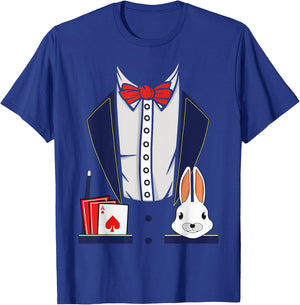 Magician Costume Halloween Magic Show Men Women Kids Boys T-Shirt - T-Shirt | Royal