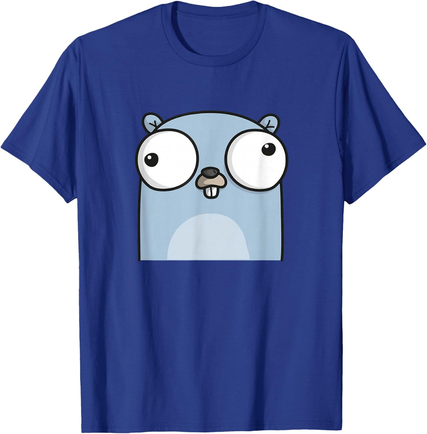 Golang Gopher Programmer T-Shirt - T-Shirt | Royal
