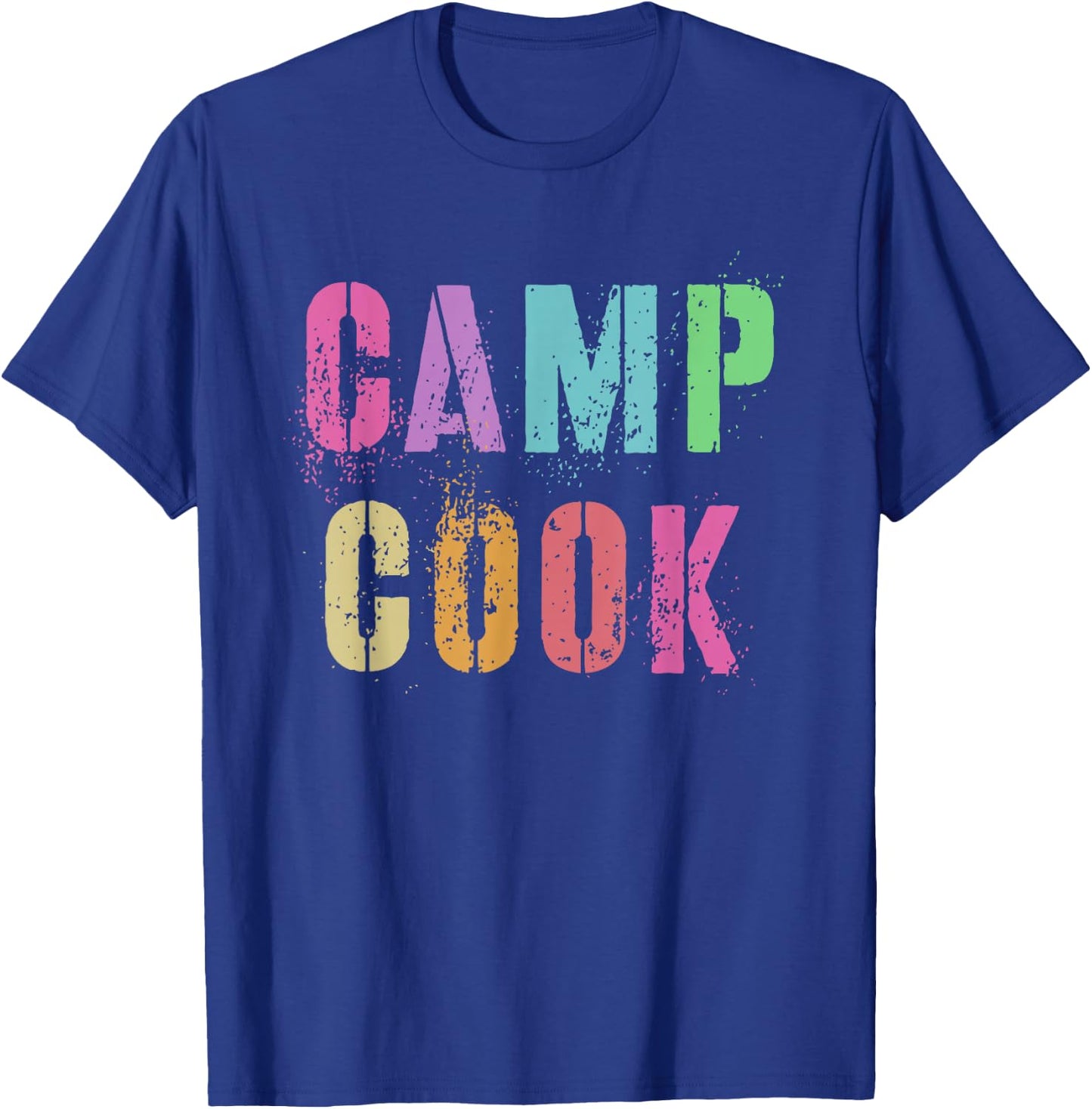 Kids CAMP COOK Chef Camping Cooking Team Vintage Baker Squad T-Shirt - T-Shirt | Royal