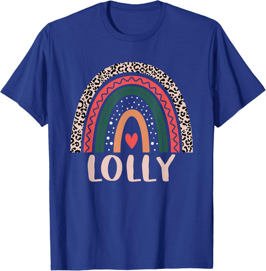 Lolly Rainbow Grandma Grandmother Women Mothers Day Lolly T-Shirt - T-Shirt | Royal