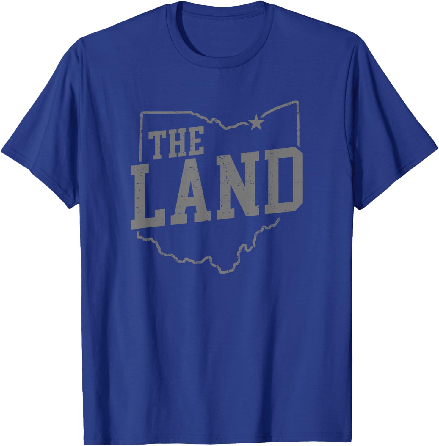 Retro The Land Cleveland Ohio - Classic Throwback Souvenir T-Shirt - T-Shirt | Royal