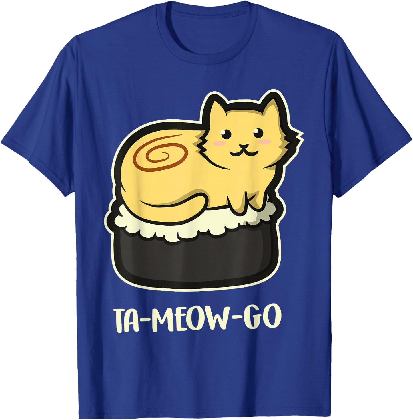 Japanese Anime Kawaii Sushi Cat T-Shirt - T-Shirt | Royal