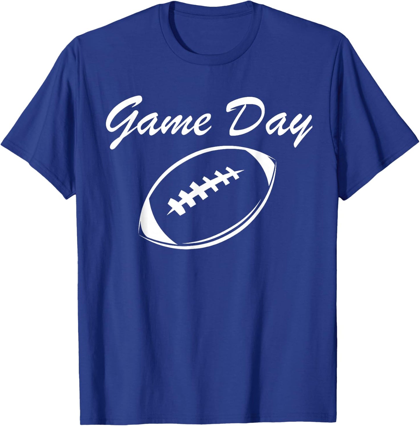 Game Day Football Shirts Cute Girls Kids Toddler T-Shirt - T-Shirt | Royal