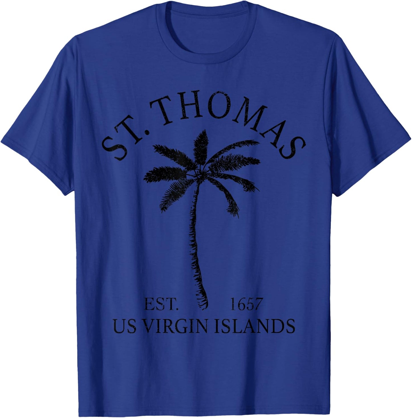 St. Thomas US Virgin Islands USVI Pride Souvenir T-Shirt - T-Shirt | Royal