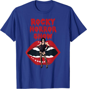 Rocky Horror Show Dr Frank N Furter with Lips T-Shirt - T-Shirt | Royal