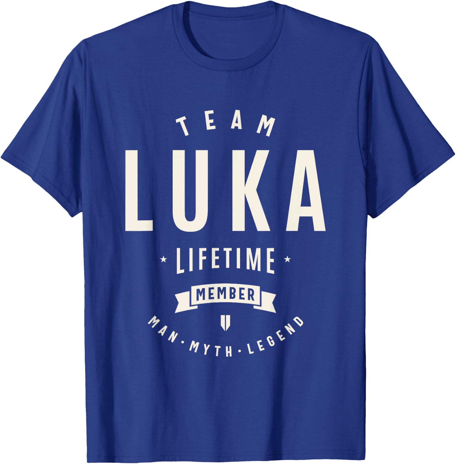 Team Luka Lifetime Member Funny Name Luka T-Shirt - T-Shirt | Royal