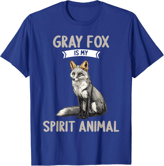 Gray Fox is my spirit animal. Gray Foxes Gray Fox T-Shirt - T-Shirt | Royal