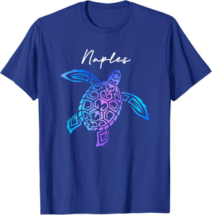 Naples Florida Sea Turtle Vacation Souvenir Boys Girls T-Shirt - T-Shirt | Royal
