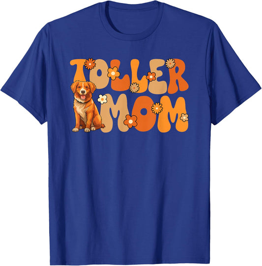 Nova Scotia Duck Tolling Retriever World's Best Toller Mom T-Shirt - T-Shirt | Royal