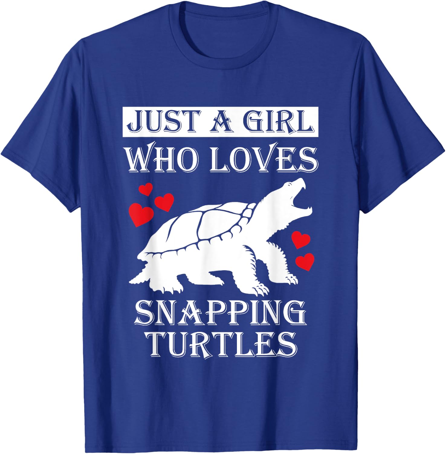 Stealthy Predator - Snapping Turtle | Funny Snapping Turtle T-Shirt - T-Shirt | Royal