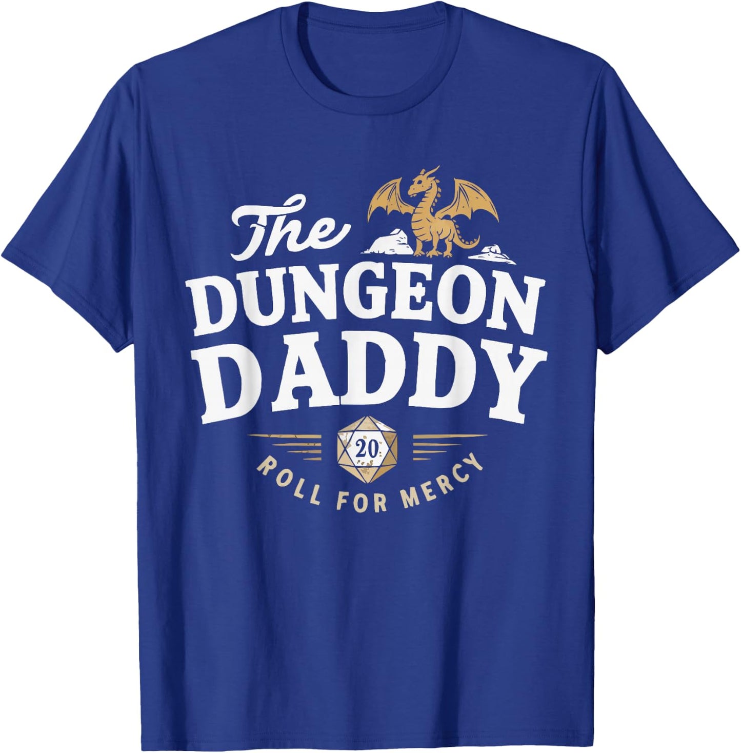 Nerdy Dad Gaming Tabletop Games Role Playing Game Funny RPG T-Shirt - T-Shirt | Royal