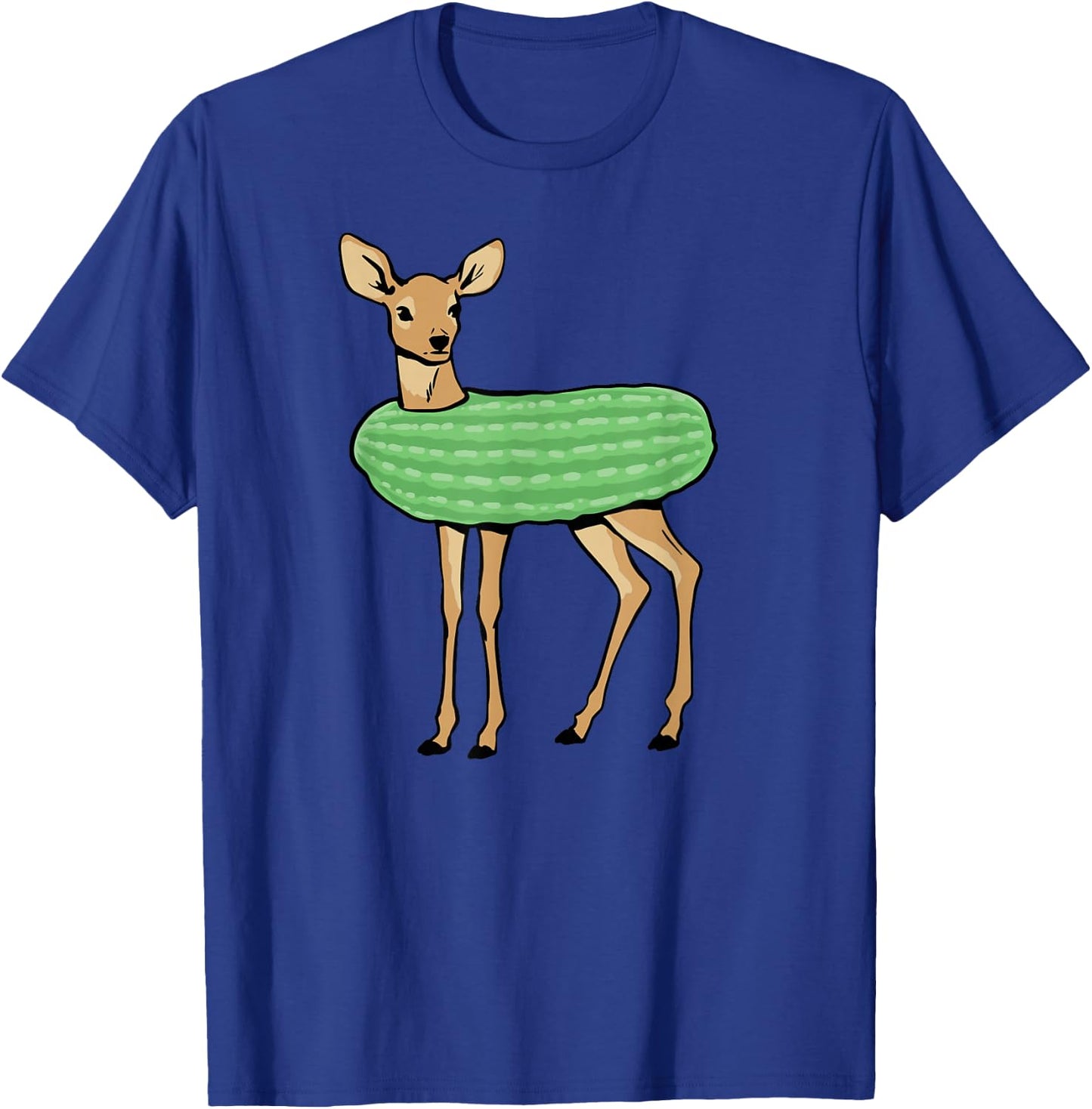 Dill Doe Funny Adult Humor Dill Pickle Deer Redneck Dill Doe , Small, Black T-Shirt - T-Shirt | Royal