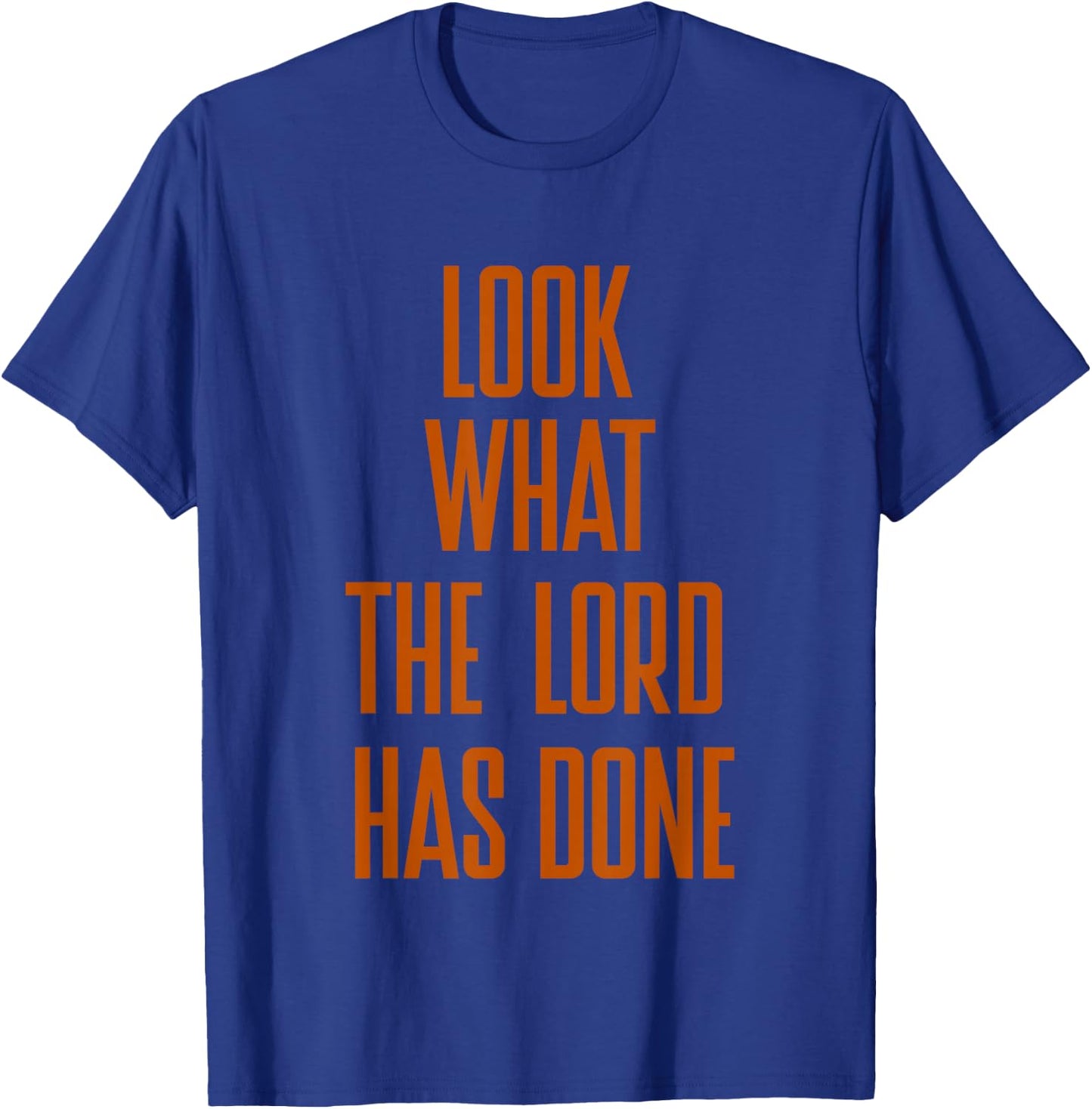 Look What The Lord Has Done Funny Quotes T-Shirt - T-Shirt | Royal