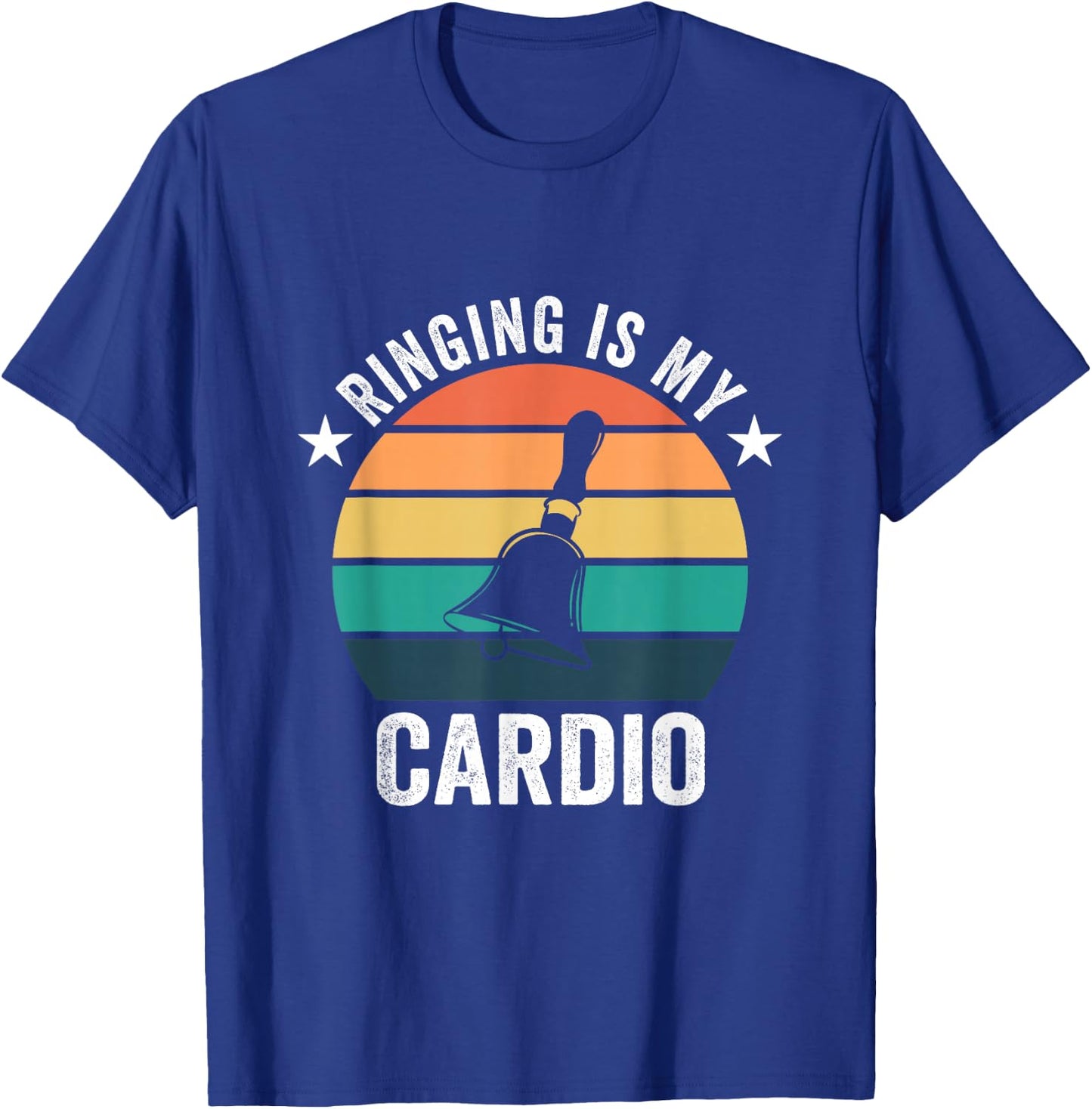 Ringing Is My Cardio For Handbell Player T-Shirt - T-Shirt | Royal