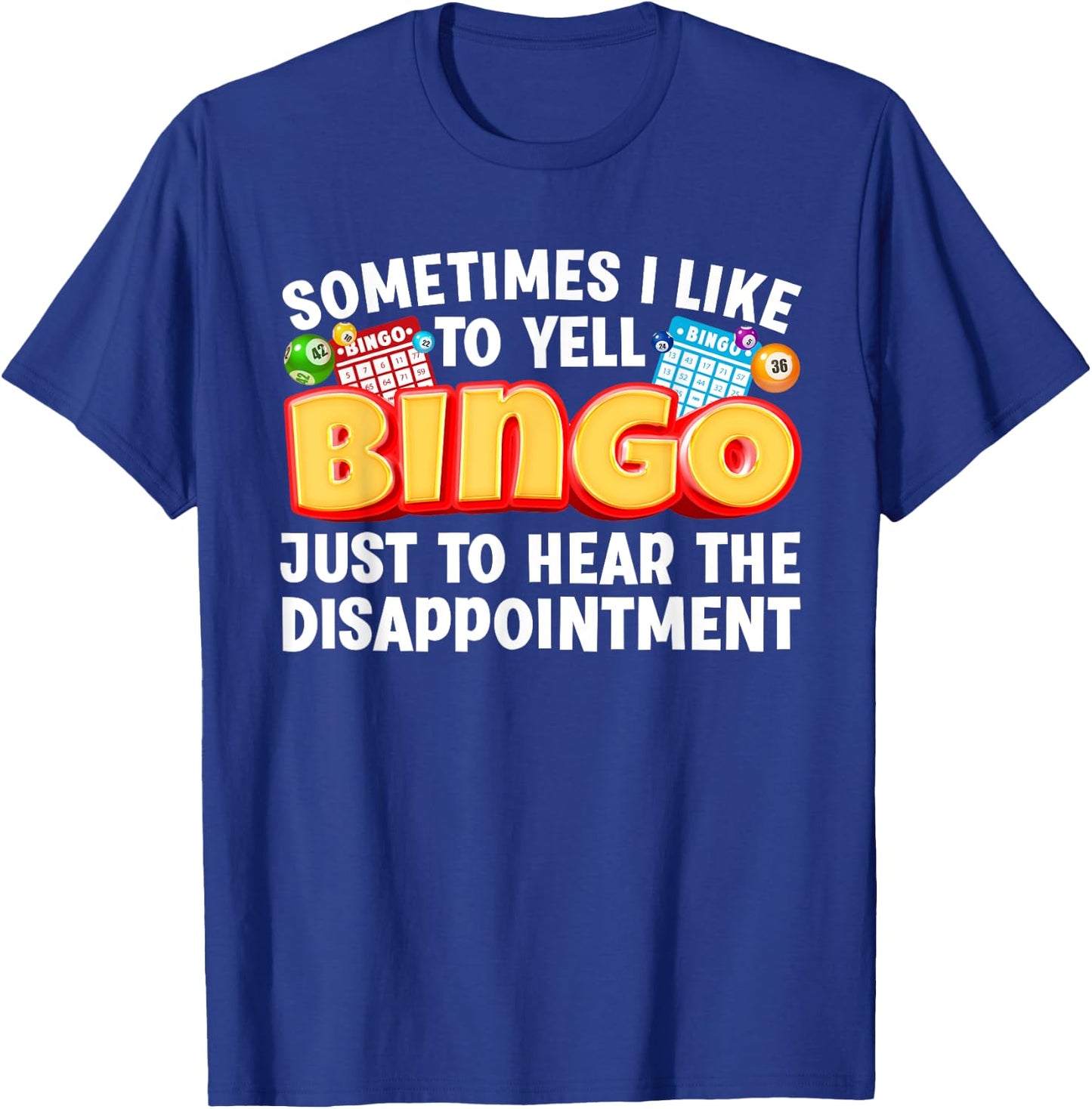 Cool Bingo Design Women Bingo Gambling Bingo Player T-Shirt - T-Shirt | Royal