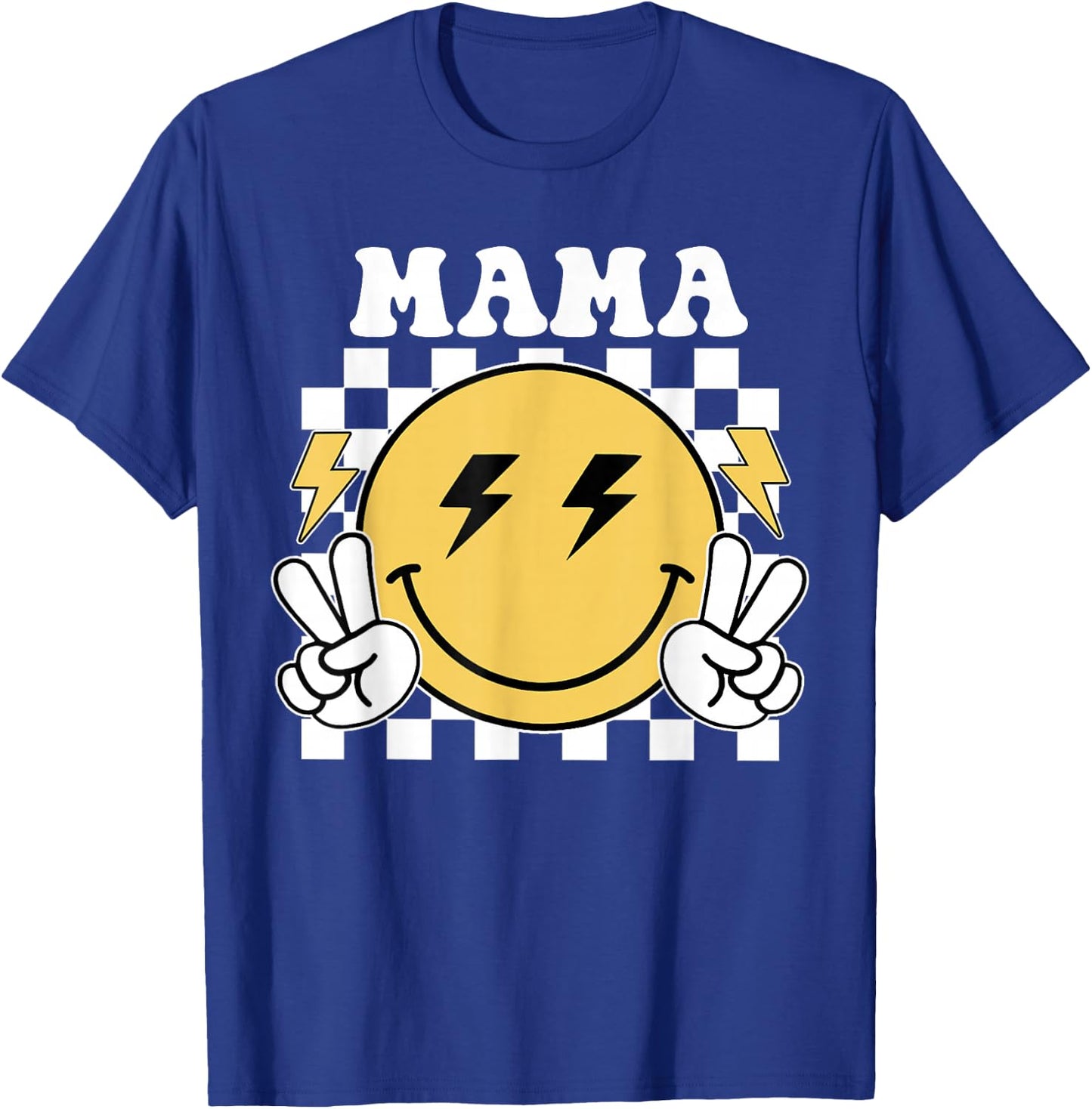 Mama One Happy Dude Birthday Theme Family Matching T-Shirt - T-Shirt | Royal