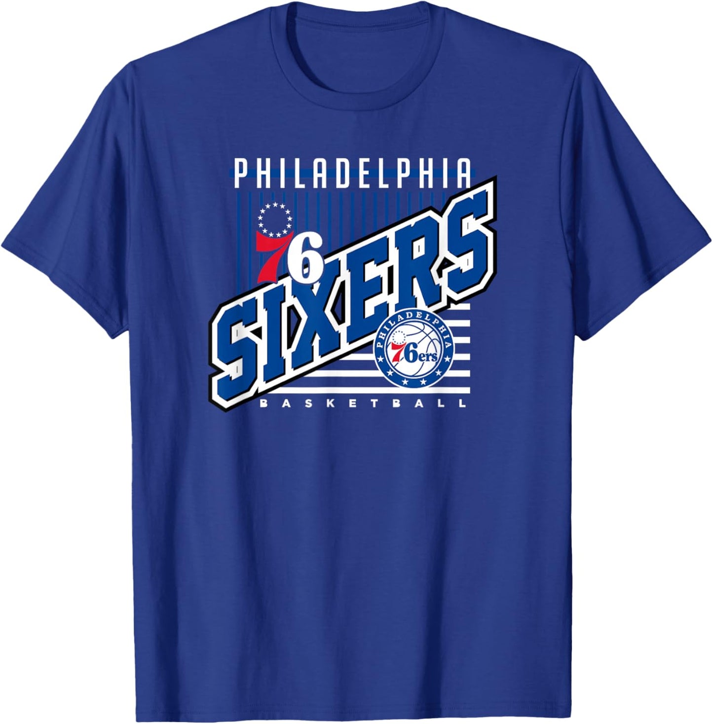 NBA Philadelphia 76ers Rise Above T-Shirt - T-Shirt | Royal