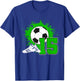 Kids Soccer Birthday Party 15 Year Old Boy 15th Birthday T-Shirt - T-Shirt | Royal