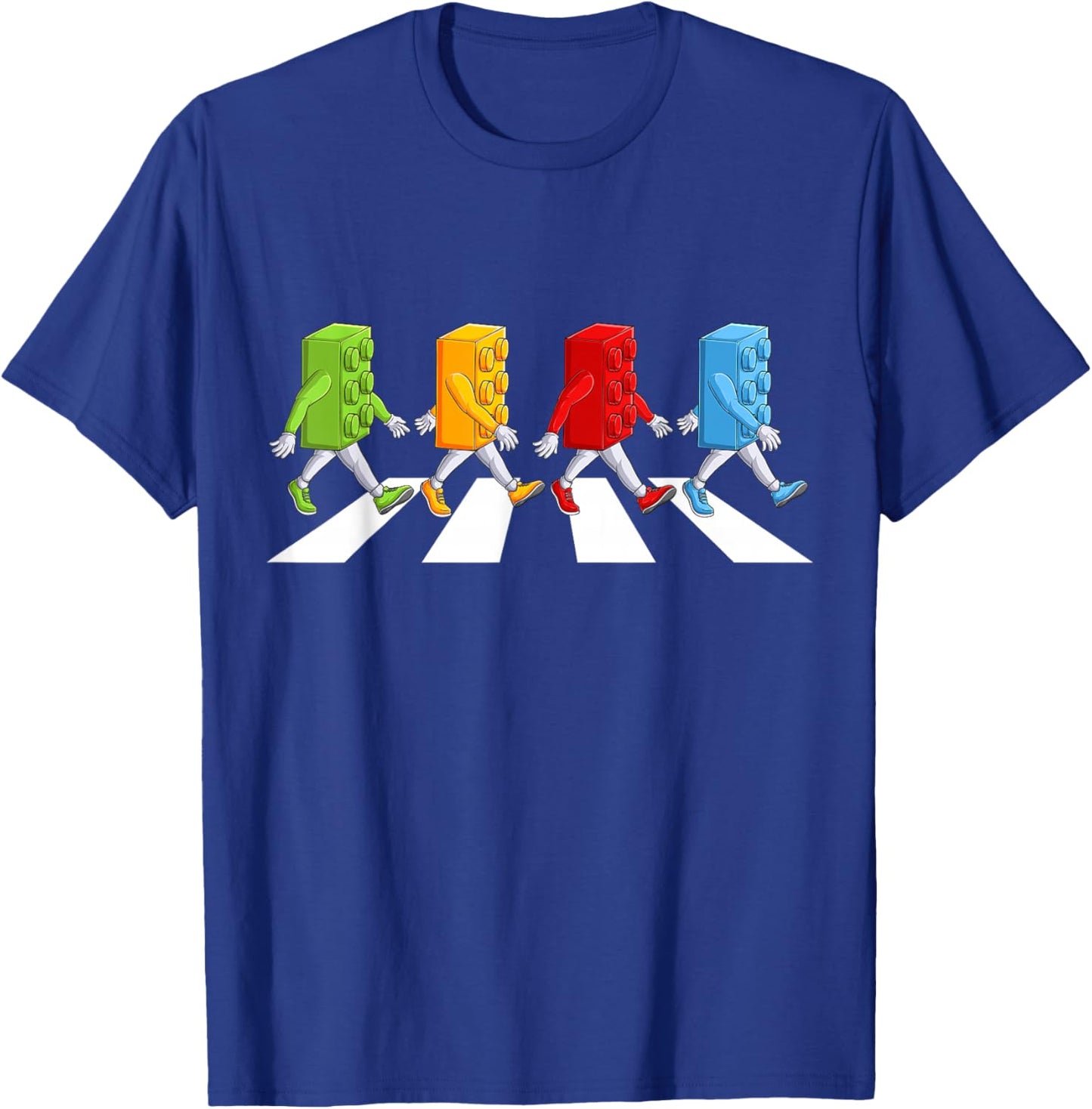 Funny Master Builder Brick Blocks Building Boys Kids Toddler T-Shirt - T-Shirt | Royal