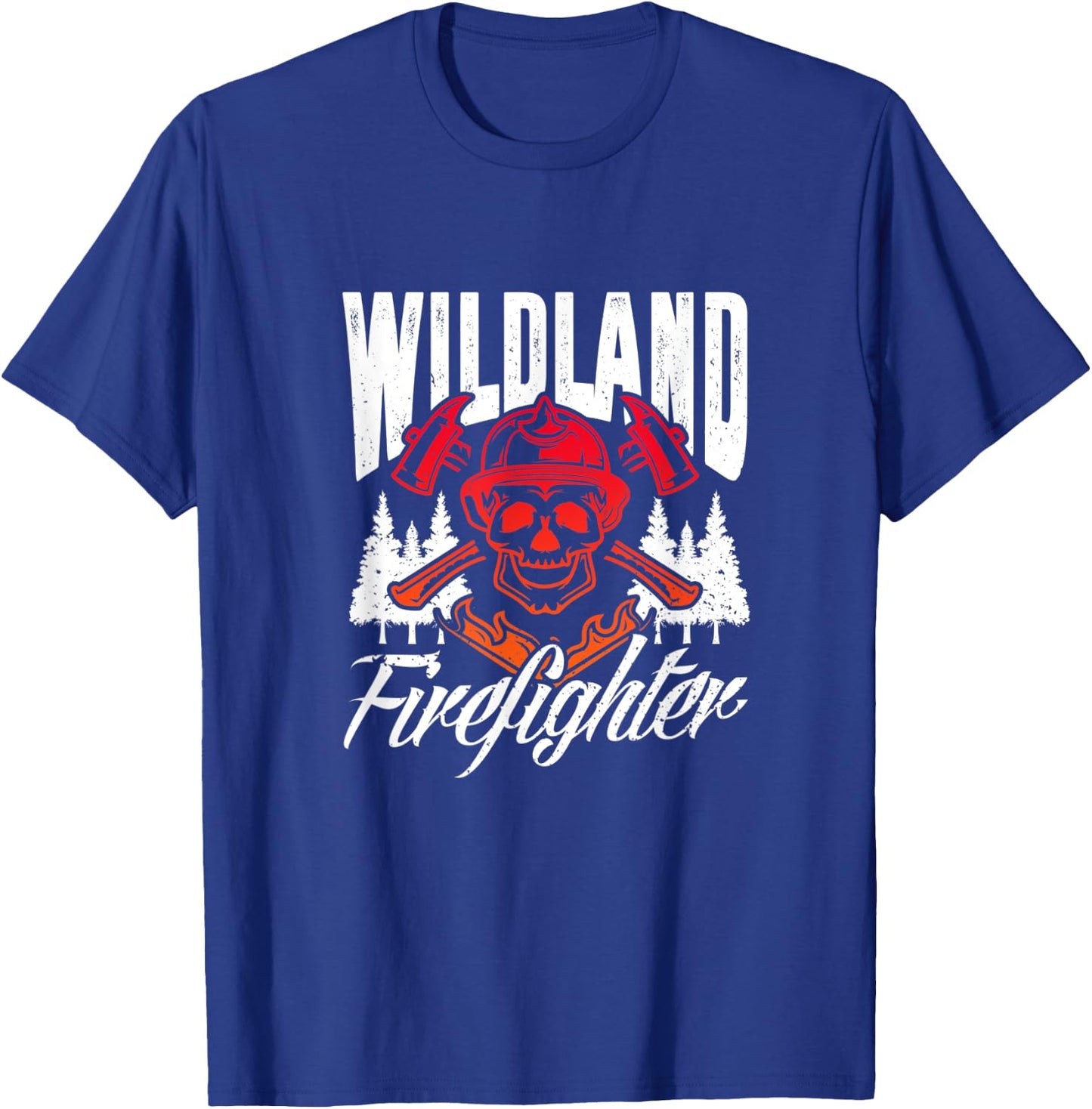 Wildland firefighter T-Shirt - T-Shirt | Royal