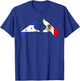 Honduras Mexico Honduran Heart Honduras Flag T-Shirt - T-Shirt | Royal